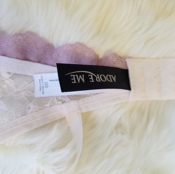 Adore Me Blush Pink Lace Brallette - Picture 2 of 2
